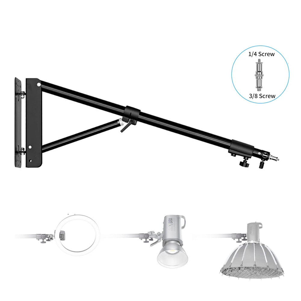 Strobe Light Studio - 100/135/170 cm Trójkątne ramię wysięgnika do