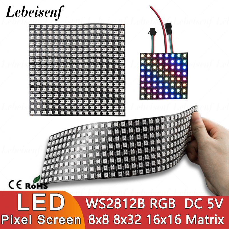 Pixel Art Led Panel - Ekran LED z cyfrowymi pikselami WS2812B