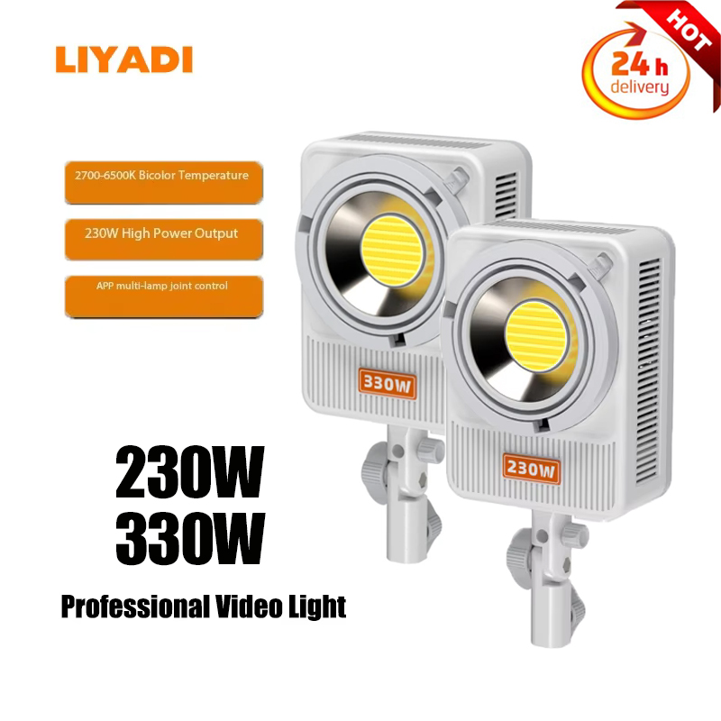 Strobe Light Studio - LIYADI 230W/330W LED COB Lampa Fotograficzna