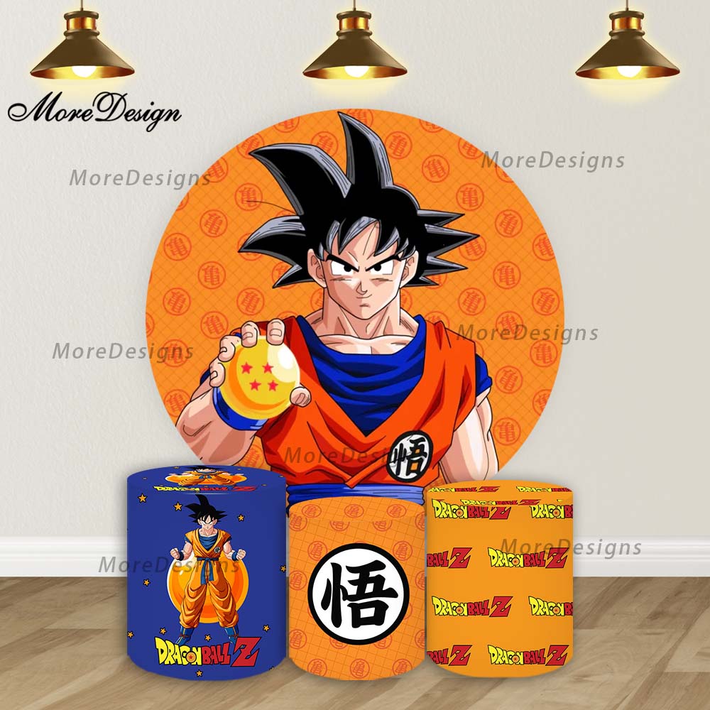 Photography Triangle - Dragon Ball Z urodzinowym okrągłym tłem