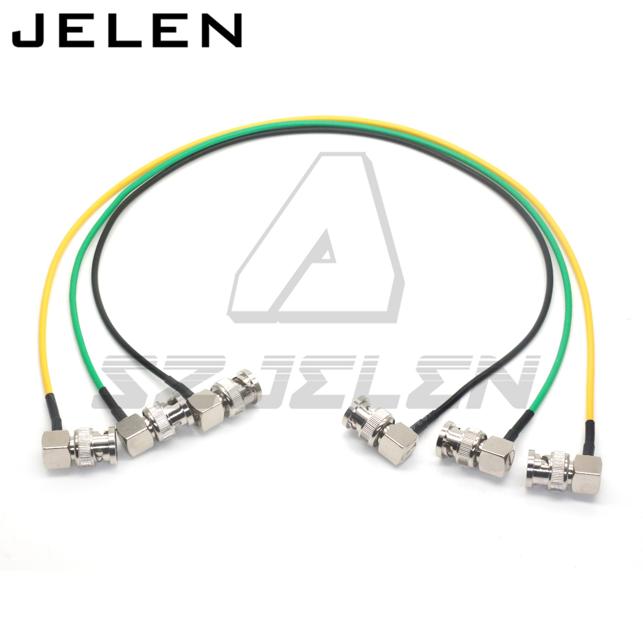 Photography Yellow - Żółto-zielony czarny 75ohm HD SDI Kabel