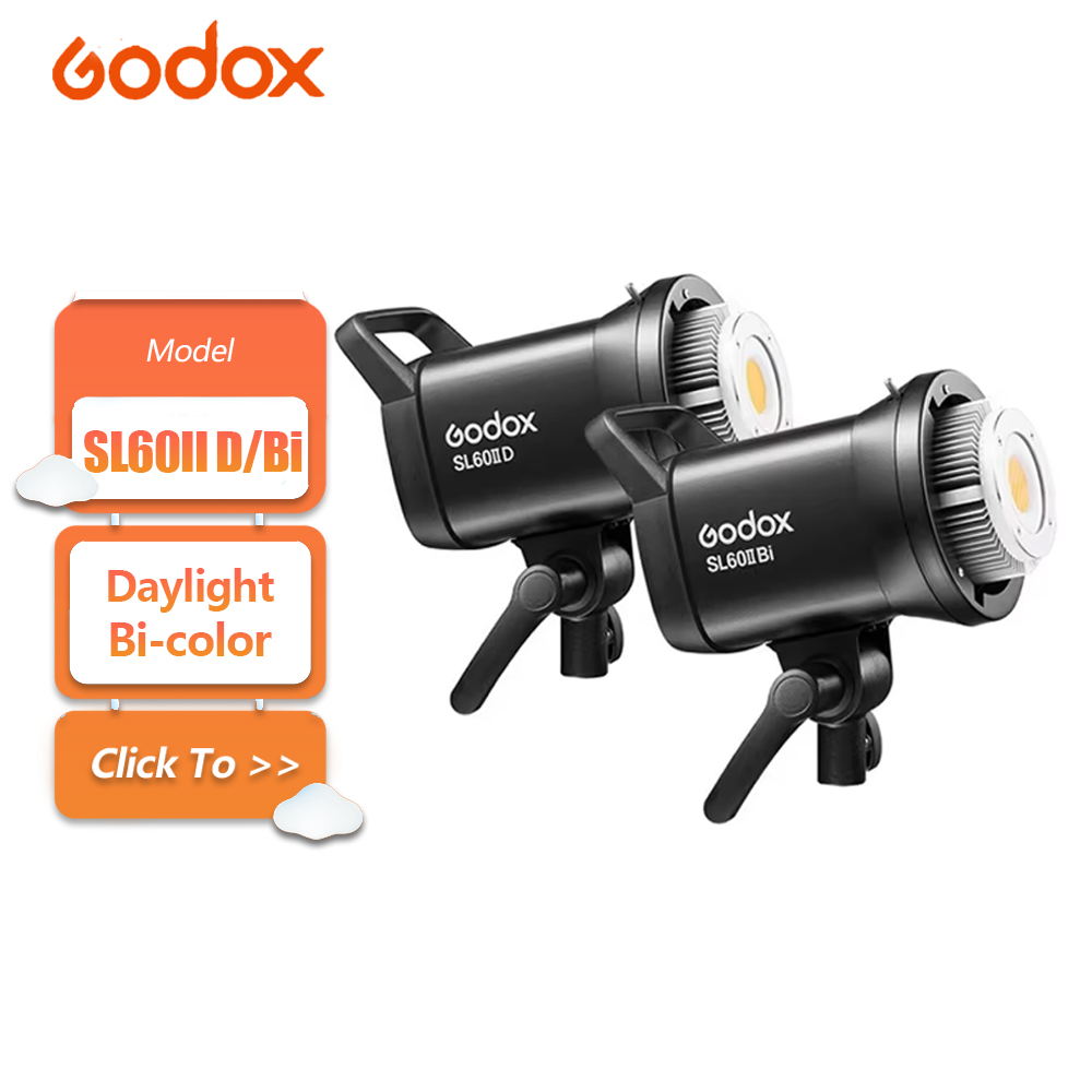 Strobe Light Studio - Godox SL60IID SL60IIBi 75W Dwukolorowa lampa
