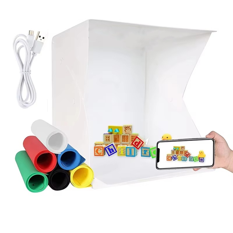 Photography Kit Pro - Składany Lightbox Przenośny Zestaw Oświetlenia LED