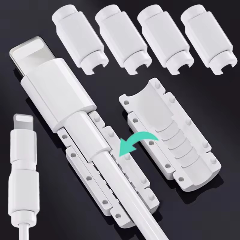 Tethering Cable Usb - Ochraniacz kabla zapobiegający zrywaniu, miękka silikonowa