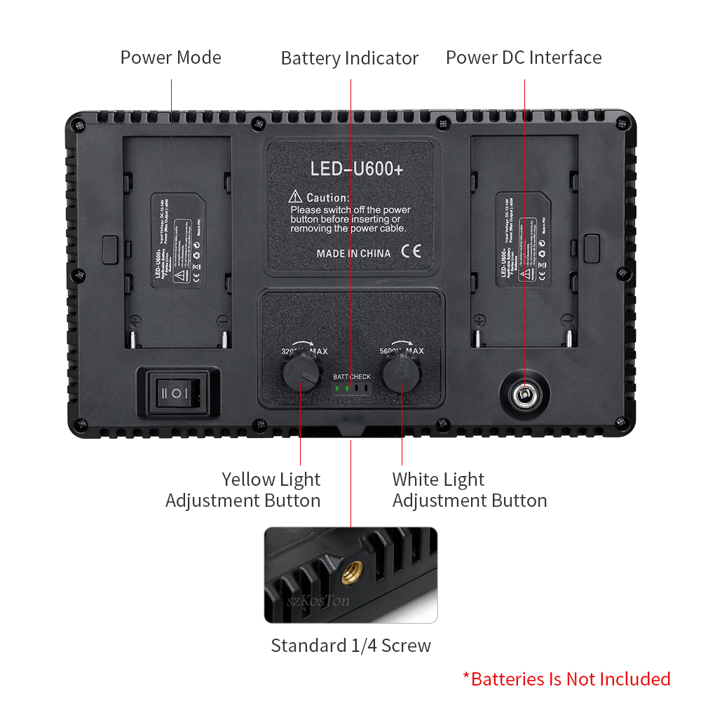 U800 LED Photo Studio Light dl – Strobe Light Studio recenzja i cena