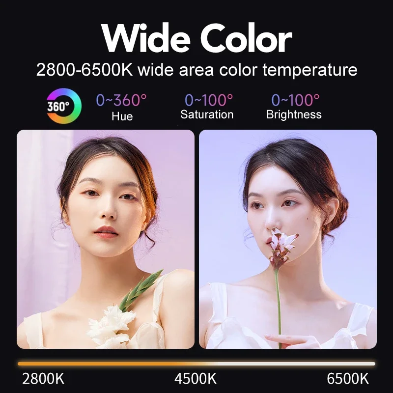 Lampa wideo RGB Przenośna lamp – Strobe Light Studio recenzja i cena