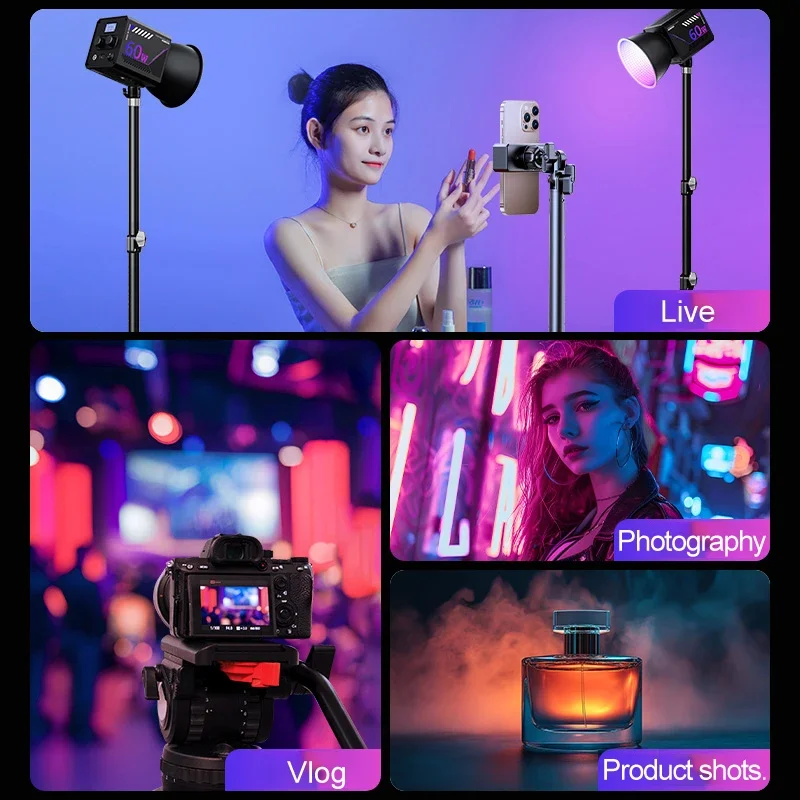 Lampa wideo RGB Przenośna lamp – Strobe Light Studio recenzja i cena