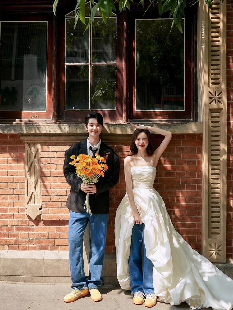 Modne koreańskie dżinsowe stro – Photography Wedding recenzja i cena
