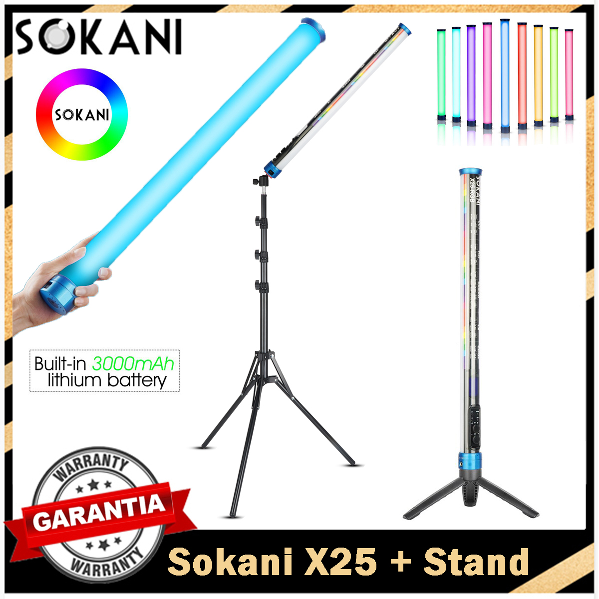 Sokani X25 RGB LED Video Light – Strobe Light Studio recenzja i cena