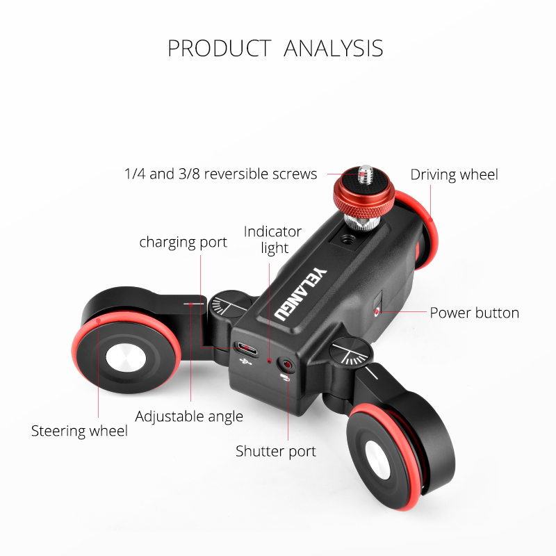 YELANGU L5 Motorizowany Slider – Camera Slider Rail recenzja i cena