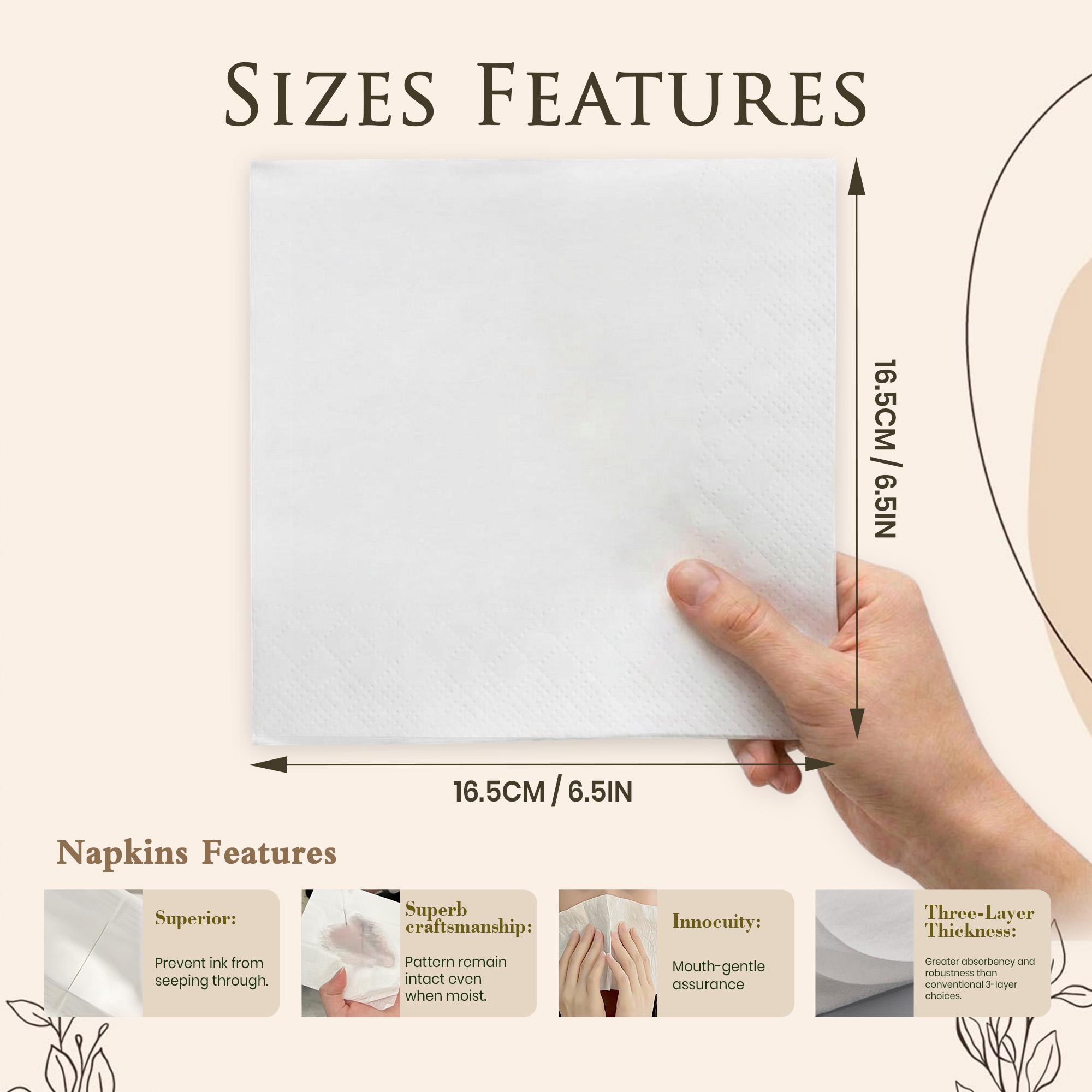 Serwetki personalizowane 6,5 c – Photography Paper recenzja i cena
